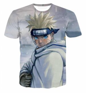 Naruto Ready For Battle Land Of Snow Amazing Fantasy Anime Dope T-shirt
