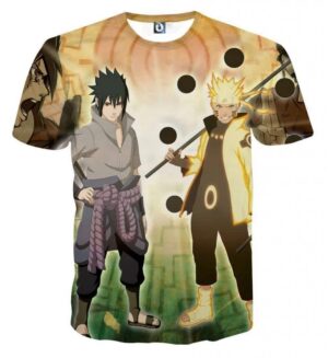Naruto Sasuke Legendary Ninjas Sage Mode Dope Anime T-Shirt
