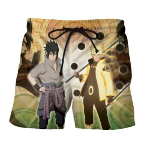Naruto Sasuke Legendary Ninjas Sage Mode Dope Style Shorts
