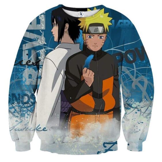 Naruto Sasuke Two Sides Japan Anime Amazing Cool Sweatshirt