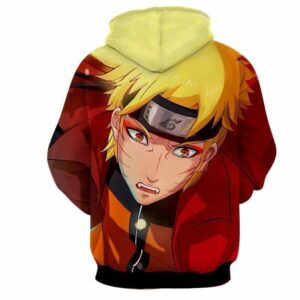 Naruto Shippuden Handsome Portrait Realistic Fan Art Hoodie