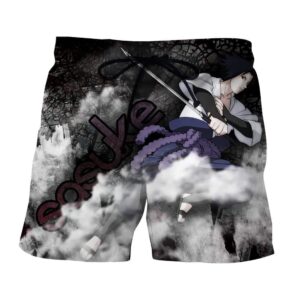 Naruto Shippuden Sasuke Talent Ninja Dope Summer Shorts