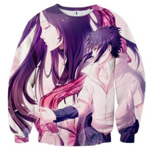 Naruto Shippuden Sasuke Uchiha Romantic Anime Sweatshirt