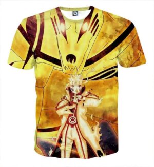 Naruto Sith Path Sage Mode Kurama Fox Awesome Style T-Shirt