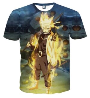 Naruto Six Paths Sage Mode Japanese Anime Cool T-Shirt