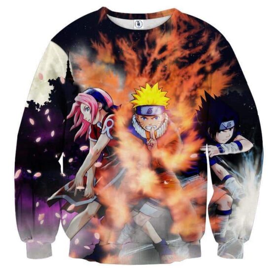 Naruto Team 7 Member Ninja Theme Streetwear Sweatshirt