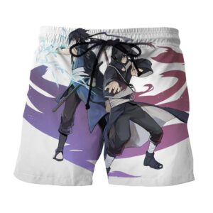 Naruto Uchiha Brothers Itachi Sasuke Cool Summer Shorts