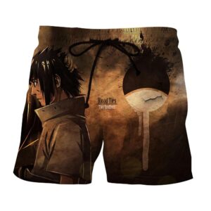 Naruto Uchiha Clans Symbol Brothers Itachi Sasuke Shorts