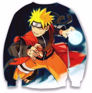 Naruto Uzumaki Cool 3D Full Print Crewneck Sweatshirt
