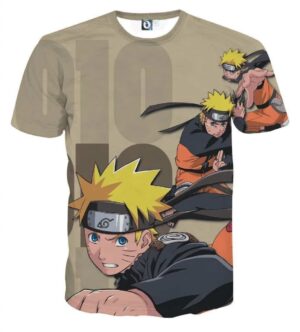 Naruto Uzumaki Shippuden Japan Anime Powerful Cool T-Shirt