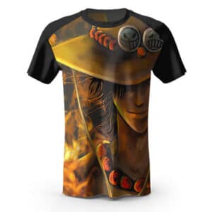 One Piece D Ace Pirate Hero Brother Fire Cool Design T-Shirt