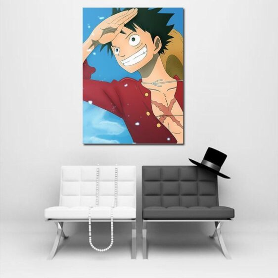 One Piece Excited Straw Hat Luffy Exploration 1pc Wall Art