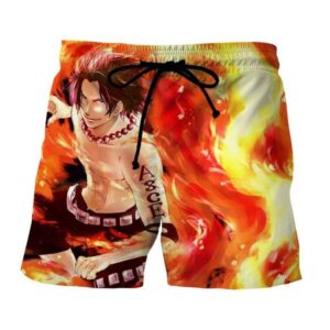 Ito Ito no Mi One Piece Board Shorts Swim Trunks - AnimeBape