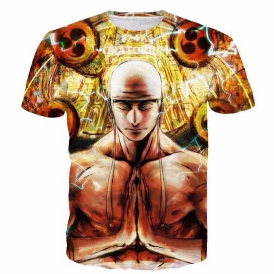 One Piece Invincible Electric Power God Enel Tomoe Drums T-Shirt