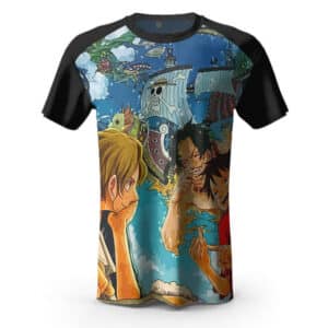 One Piece Luffy Ace Sabo Brotherhood Trending Design T-Shirt