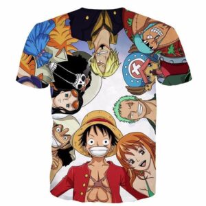 One Piece Pirate Warriors Monkey D.Luffy Funny Anime Characters T-shirt