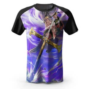 One Piece Shichibukai Mihawk Hawk Eyes Swordman Legend Full Print T-Shirt