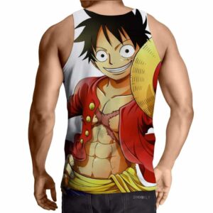 One Piece Straw Hat Monkey D Luffy Smiling Pirate Tank Top