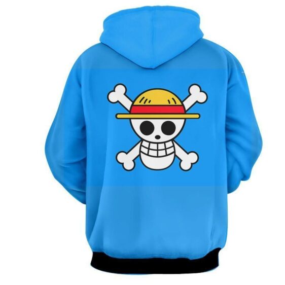 One Piece Zoro Law Sanji Straw Hat Pirate Symbol Anime Hoodie