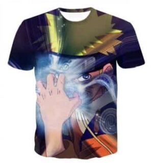 Powerful Rasengan Skill Naruto Leaf Village Symbol Fashionable T-shirt