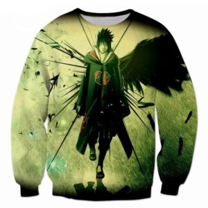 Sasuke Uchiha Darkness Avenger Naruto Anime Cool 3D Sweatshirt