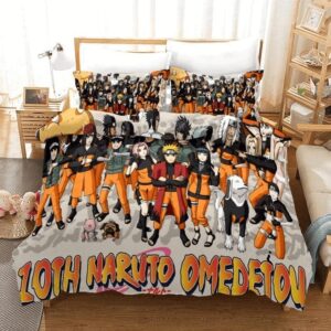 10th Naruto Omedetou Ninja Members Fan Art Bedding Set
