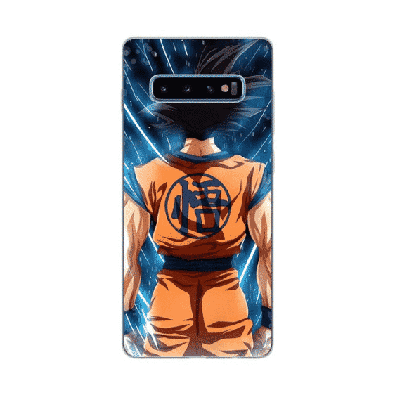 Back Goku Kanji Symbol Samsung Galaxy S10 Case