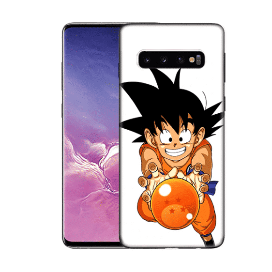 DBZ Cute Kid Goku Samsung Galaxy S10 (S10 Plus & S10E) Case