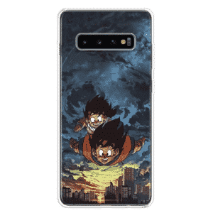 DBZ Flying Goku & Gohan Samsung Galaxy S10 Case