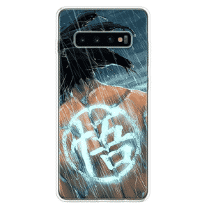DBZ Goku's Back Glowing Kanji Symbol Samsung Galaxy S10 Case