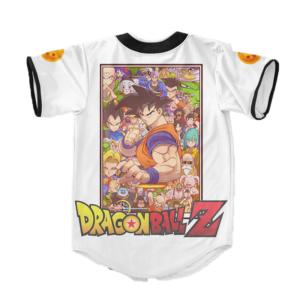 Dragon Ball Z All Star Characters Art Baseball Jersey