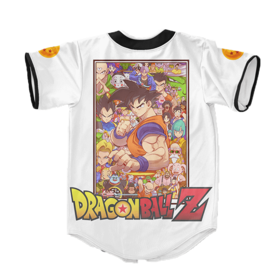 Dragon Ball Z All Star Characters Art Baseball Jersey