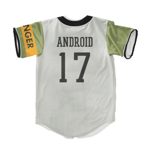 Dragon Ball Z Andriod 17 MIR Uniform Baseball Jersey