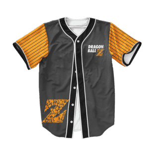 Dragon Ball Z Goku Friends Dope Orange Baseball Jersey