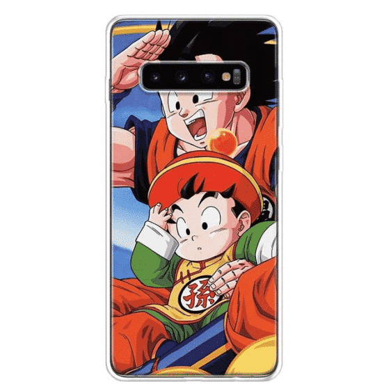 Dragon Ball Z Goku & Kid Gohan Samsung Galaxy S10 Case