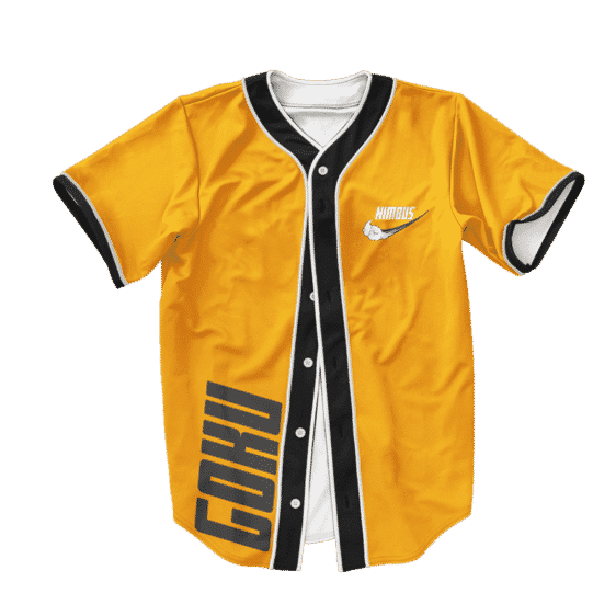 Dragon Ball Z Goku Nimbus Nike Inspired Basball Jersey