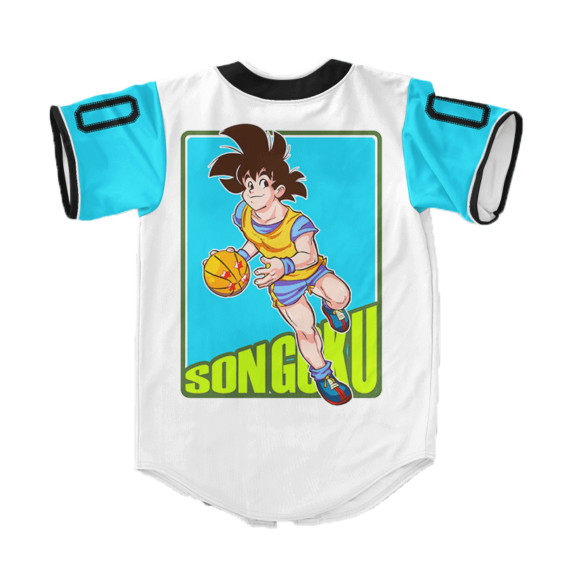 Dragon Ball Z Goku Playing Ball Art Baseball Jersey