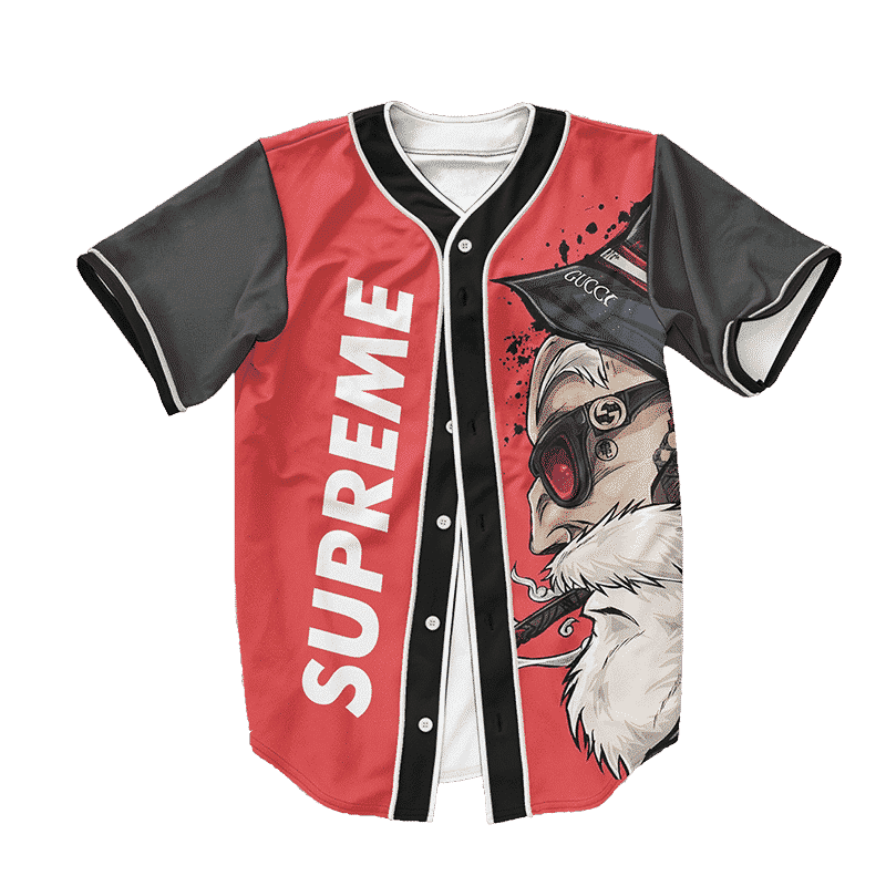 Dragon Ball Z Master Roshi Supreme Art Baseball Jersey - Saiyan Stuff