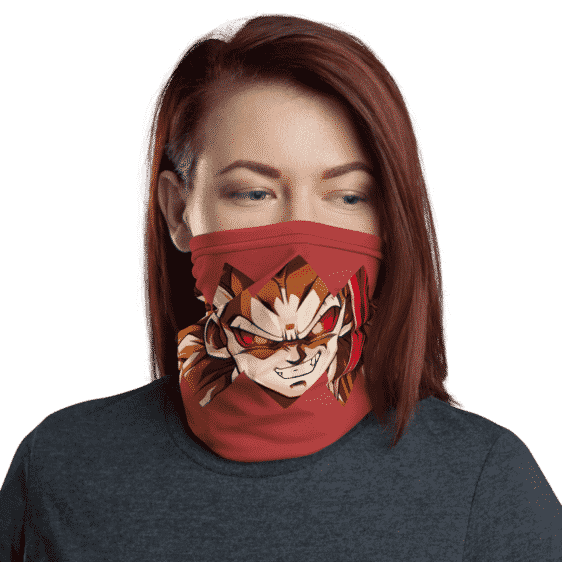 Dragon Ball Z Rycon Badass Red Face Covering Neck Gaiter
