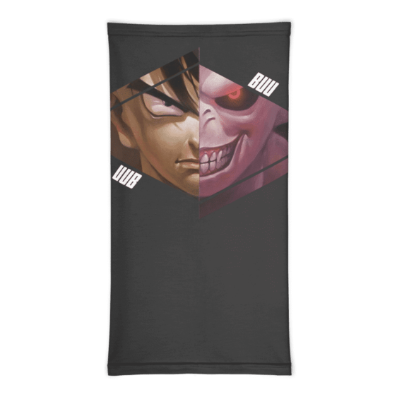 Dragon Ball Z Uub VS Majin Buu Black Face Covering Neck Gaiter