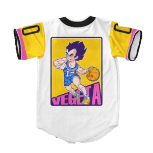 Dragon Ball Z Vegeta Playing Ball Art Baseball Jersey