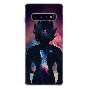 Goku Silhouette Galaxy Background Samsung Galaxy S10 Case