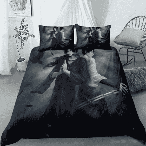 Itachi Uchiha And Sasuke Uchiha Dope Fan Art Bedding Set