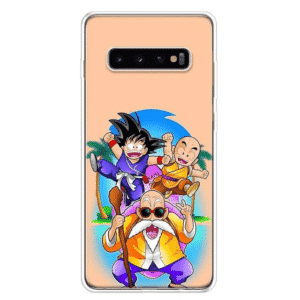 Young Goku Krillin & Master Roshi Samsung Galaxy S10 Case