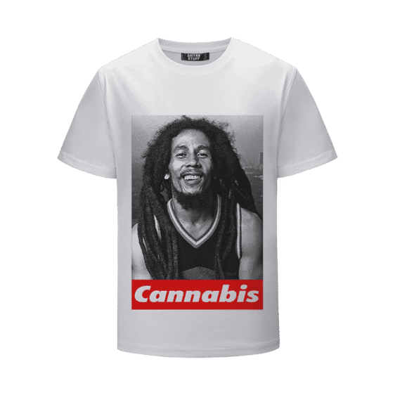 Bob Marley Dreadlocks Portrait Supreme Parody 420 T-Shirt