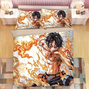 Bruised And Bloody Fire Fist Portgas D. Ace Bedding Set