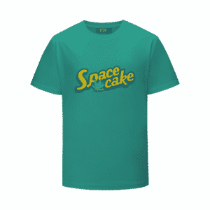Cannabis Themed Sprite Design Space Cake Weed T-Shirt
