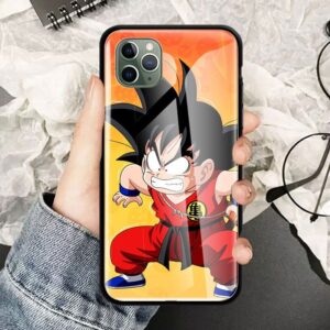 DBZ Angry Kid Goku iPhone 12 (Mini, Pro & Pro Max) Cases