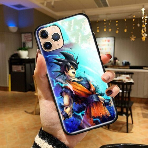 Dragon Ball Charging Goku iPhone 12 (Mini, Pro & Pro Max) Case