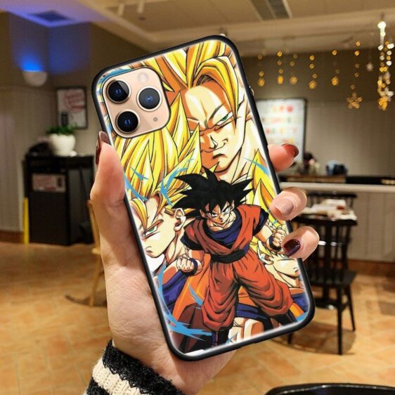 Dragon Ball Goku Forms iPhone 12 (Mini, Pro & Pro Max) Cover